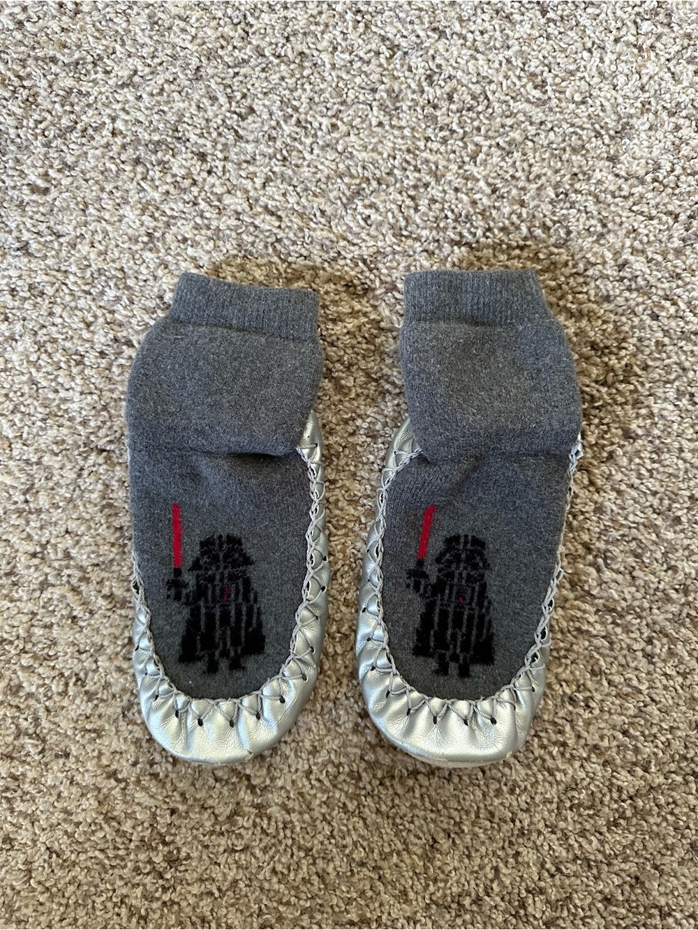 Hanna Andersson Kids Non-Slip Star Wars Moccasin Socks